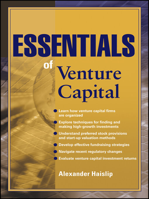 Title details for Essentials of Venture Capital by Alexander Haislip - Available
